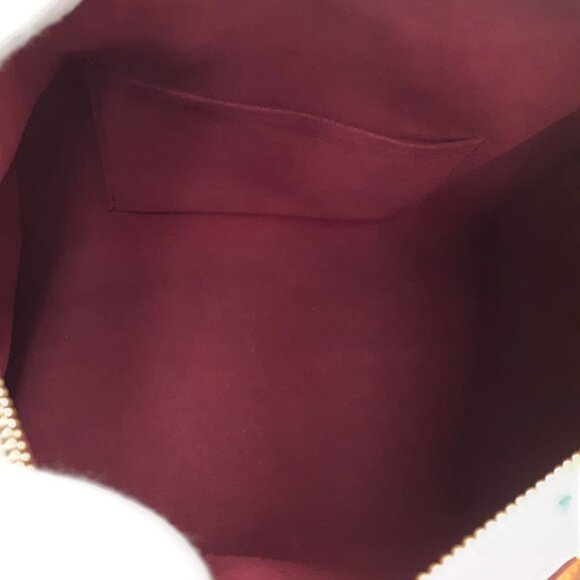 Authentic Louis Vuitton Multicolor Speedy 30 Monogram Sac Hand Bag White Gold - Picture 7 of 11